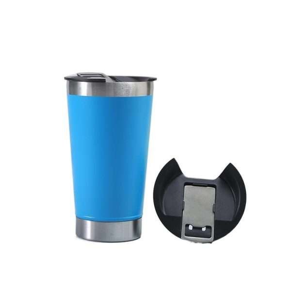 Car cup with bottle opener-Black