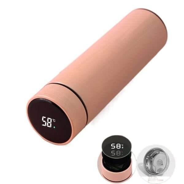 Thermos Cup Displays The Temperature- Light green