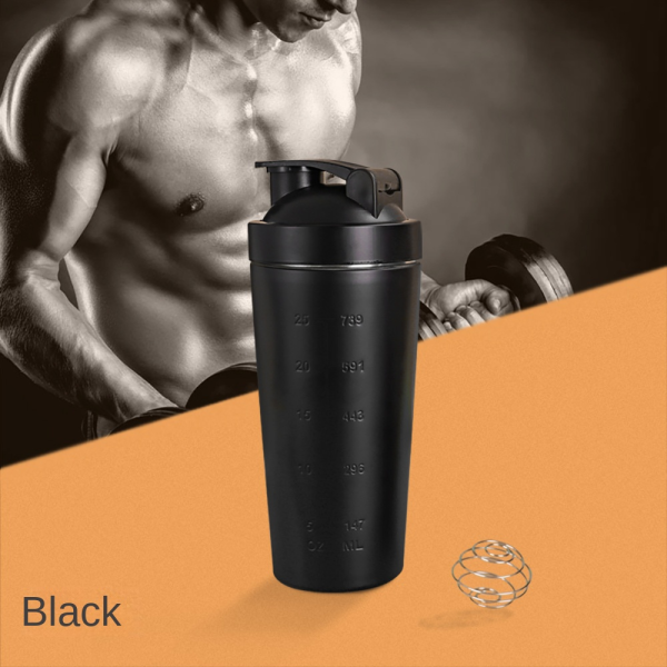 Shaker cup with mixing ball 750ml-White