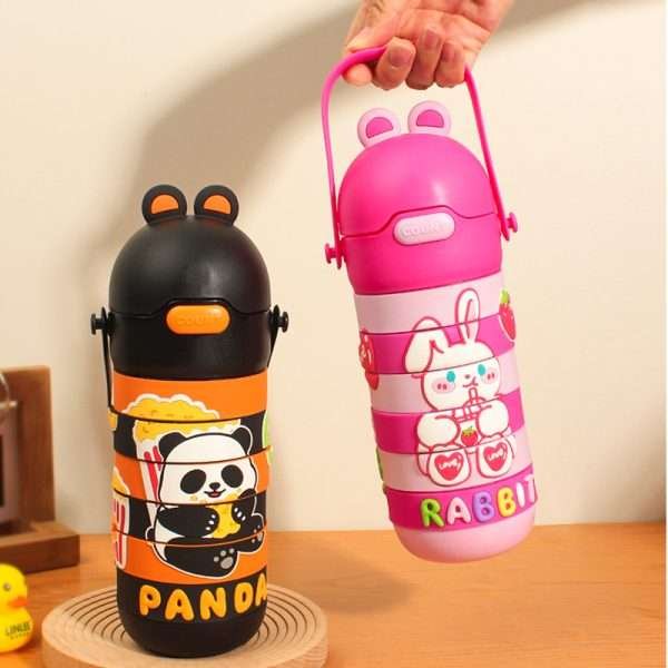Stainless steel animal cup-Black