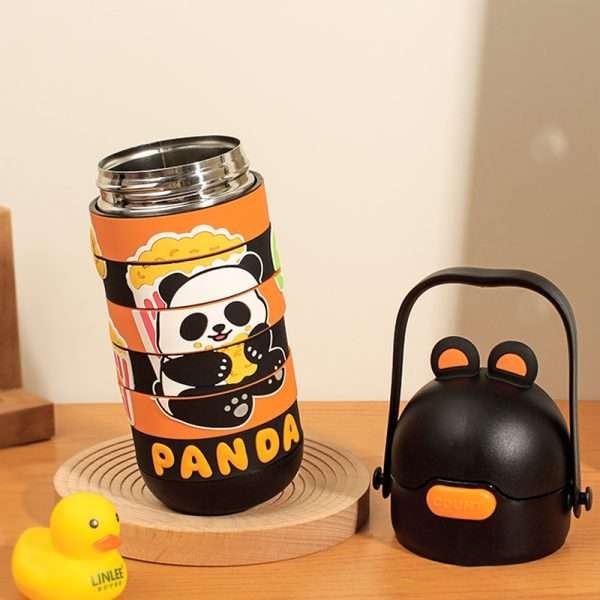 Stainless steel animal cup-Black