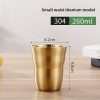 Korean stainless steel double-layer cup