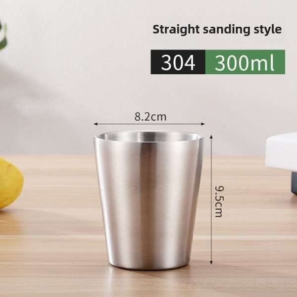 Korean stainless steel double-layer cup
