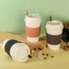 Straw coffee cup