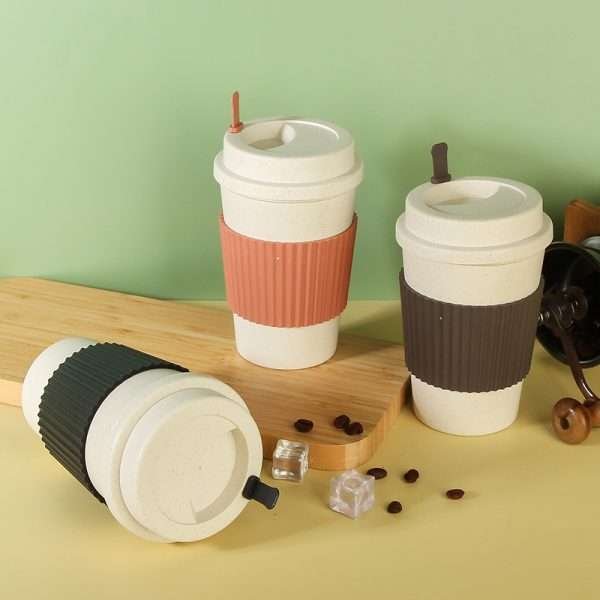 Straw coffee cup