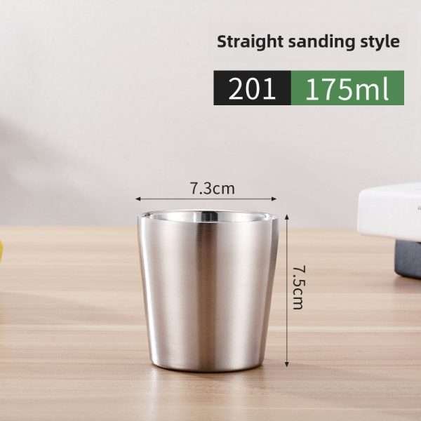 Korean stainless steel double-layer cup