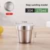 Korean stainless steel double-layer cup