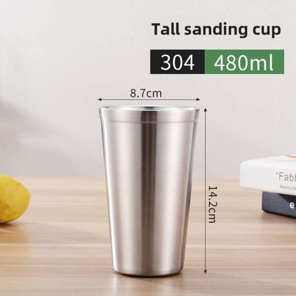 Korean stainless steel double-layer cup