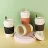 Straw coffee cup