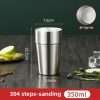 Korean stainless steel double-layer cup