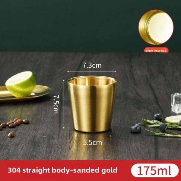 Korean stainless steel double-layer cup
