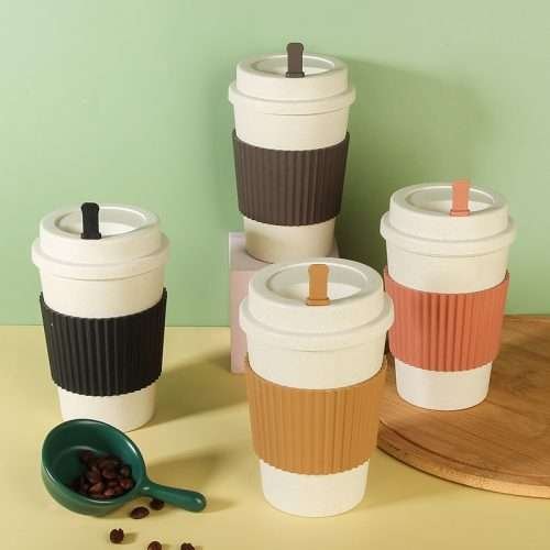 Straw coffee cup