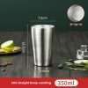 Korean stainless steel double-layer cup