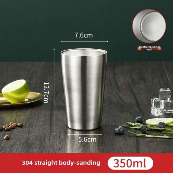Korean stainless steel double-layer cup