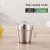 Korean stainless steel double-layer cup