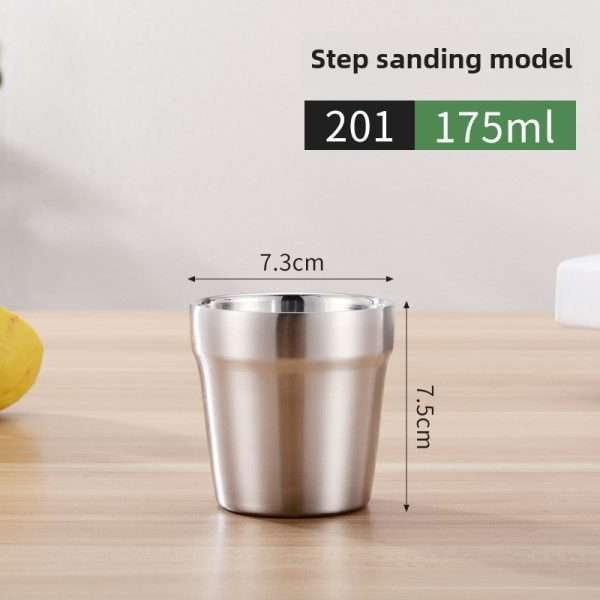 Korean stainless steel double-layer cup