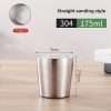 Korean stainless steel double-layer cup