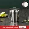 Korean stainless steel double-layer cup