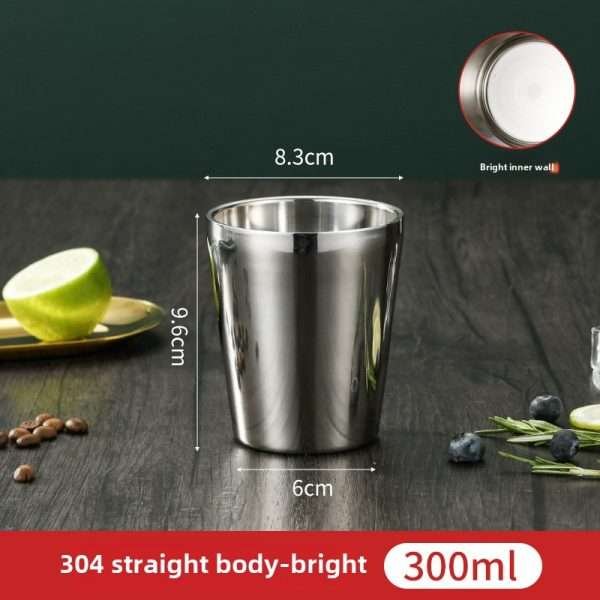 Korean stainless steel double-layer cup