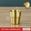 Korean stainless steel double-layer cup