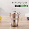 Korean stainless steel double-layer cup
