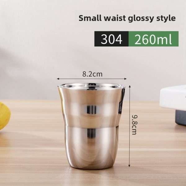 Korean stainless steel double-layer cup