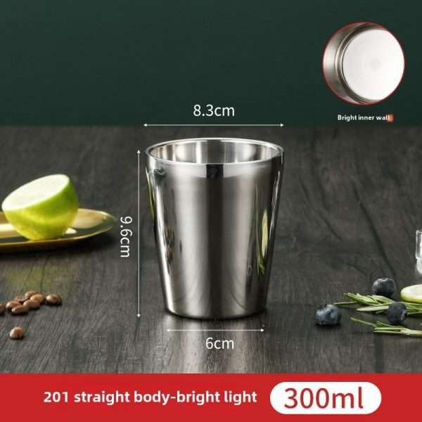 Korean stainless steel double-layer cup