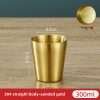Korean stainless steel double-layer cup