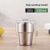 Korean stainless steel double-layer cup