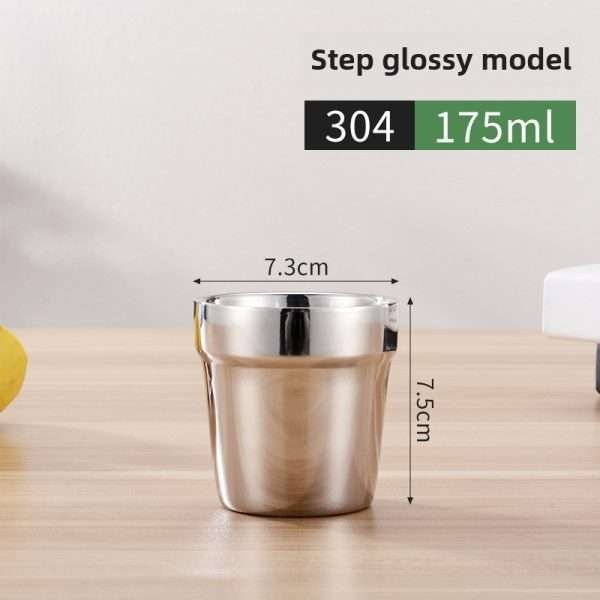 Korean stainless steel double-layer cup
