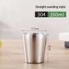 Korean stainless steel double-layer cup