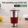 Korean stainless steel double-layer cup