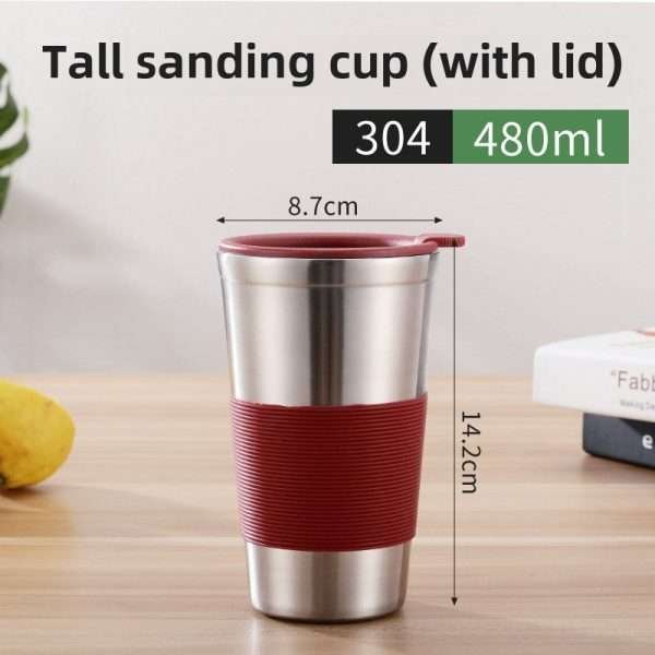 Korean stainless steel double-layer cup