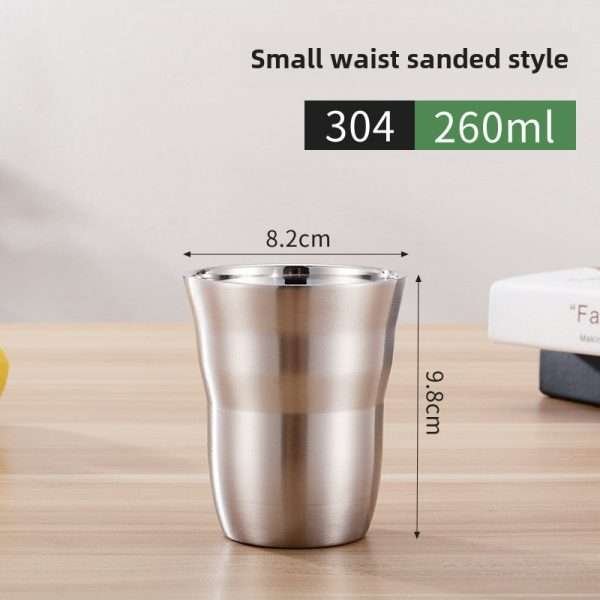 Korean stainless steel double-layer cup