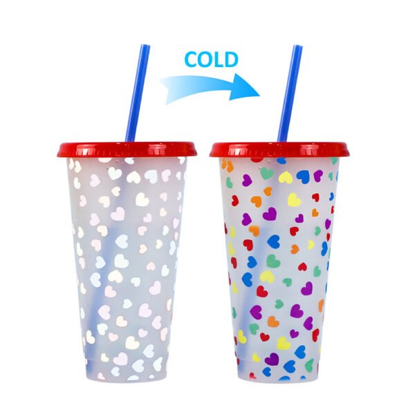 Color changing plastic cup