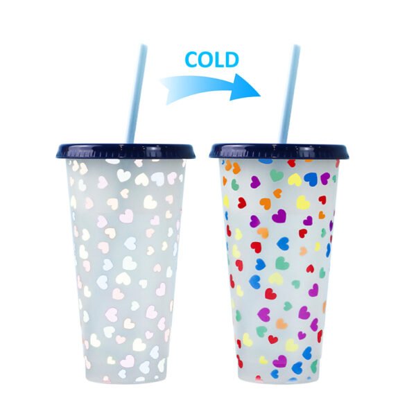 Color changing plastic cup