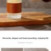 Xiflo glass tumbler waist cup