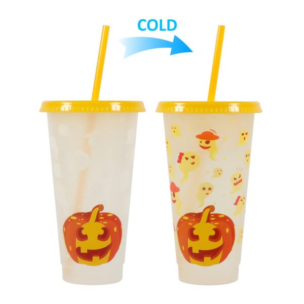 Color changing plastic cup