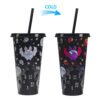 Color changing plastic cup