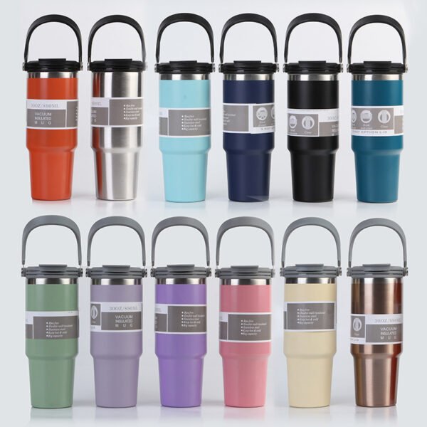 Portable lid-Car Cup