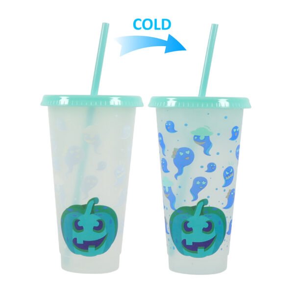 Color changing plastic cup