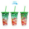 Color changing plastic cup