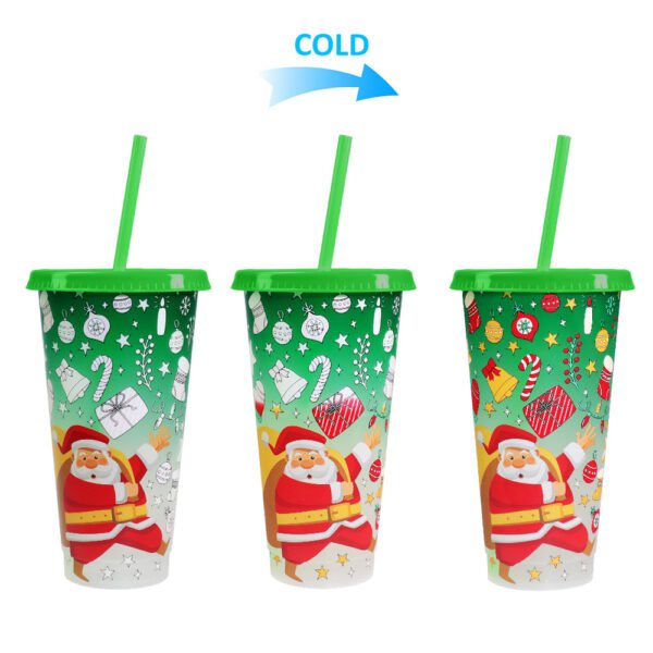 Color changing plastic cup