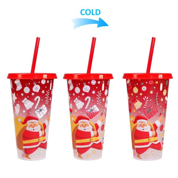 Color changing plastic cup