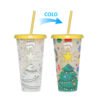 Color changing plastic cup
