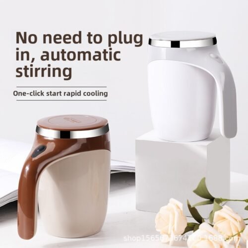 Automatic mixing cup