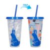 Color changing plastic cup