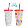 Color changing plastic cup