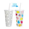 Color changing plastic cup