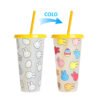 Color changing plastic cup
